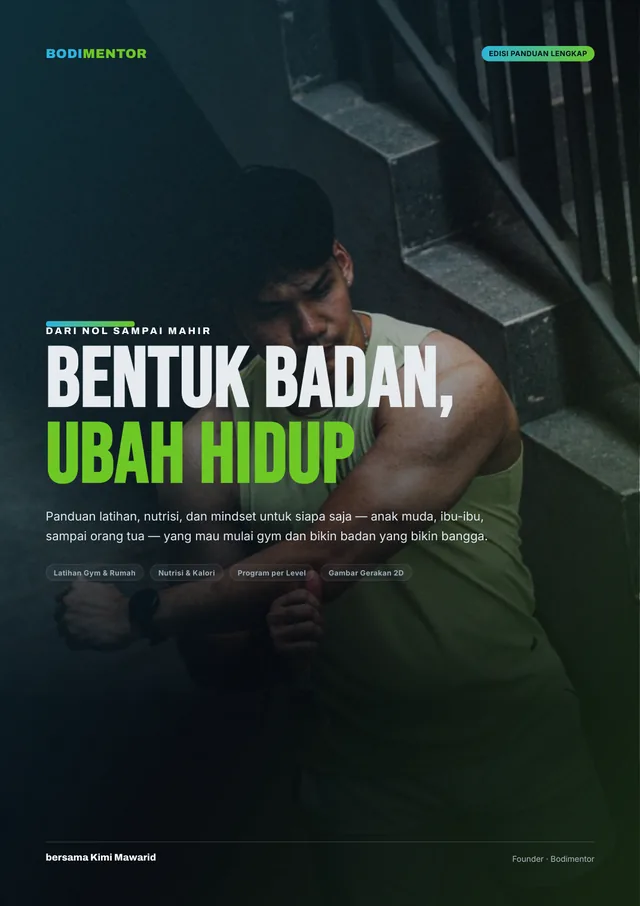 Sampul ebook Bodimentor: Bentuk Badan, Ubah Hidup